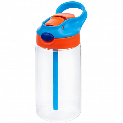 Детская бутылка Frisk, оранжево-синяя (Синий)