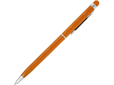 Ручка-стилус металлическая шариковая BAUME (Оранжевый)