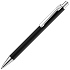 Ручка шариковая Lobby Soft Touch Chrome, черная - Фото 1