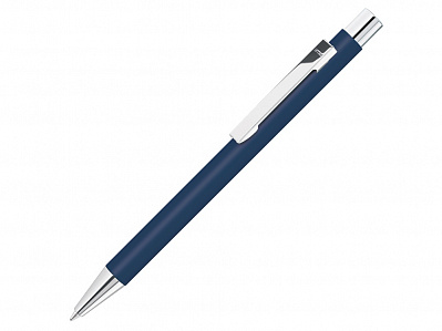Ручка шариковая металлическая Straight SI (Темно-синий)