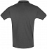 Рубашка поло мужская Perfect Men 180 темно-серая - Фото 2