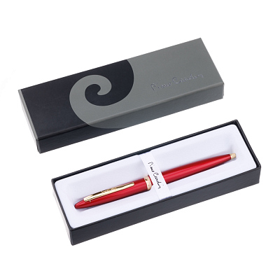 Ручка шариковая Pierre Cardin CAPRE.  Цвет - красный. Упаковка Е-2.