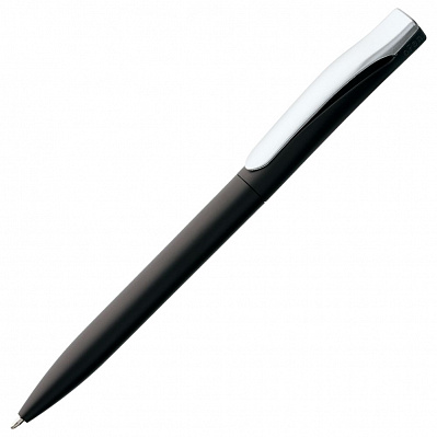 Ручка шариковая Pin Silver  металлик (Черный)