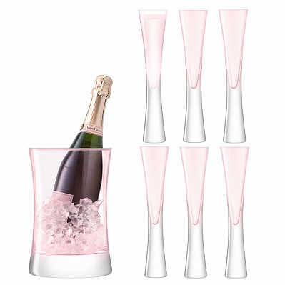 Набор для шампанского Moya  (Розовый)