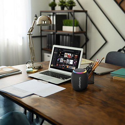 Водонепроницаемая колонка с подсветкой CityWave Pro, черная