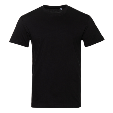 Футболка унисекс хлопок 150, 52 (Чёрный)