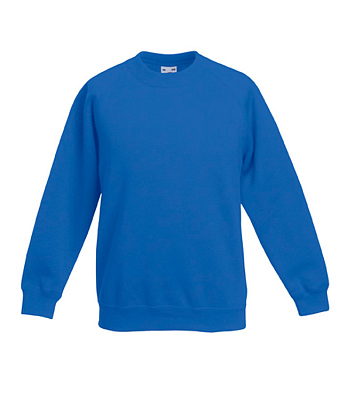 Толстовка детская Fruit of the Loom Kids Raglan Sweat