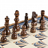 Набор игр (шахматы, нарды, лудо, змейка), коричневый - Фото 5