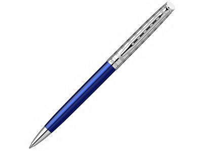 Ручка шариковая Hemisphere French riviera Deluxe (Синий. серебристый)