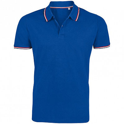 Рубашка поло мужская Prestige Men, ярко-синяя (Синий)