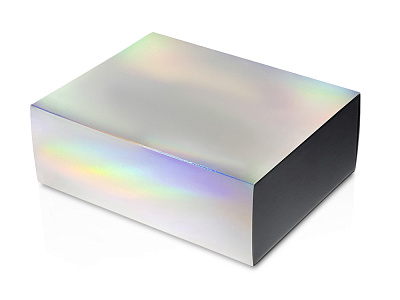 Подарочная коробка с голографическим шубером Aurora, XL (Черный/голография) Подарочная коробка с голографическим шубером Aurora, XL (Черный/голография)