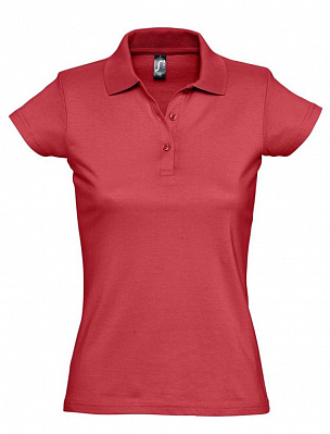 Рубашка поло женская Prescott Women 170, красная (Красный)