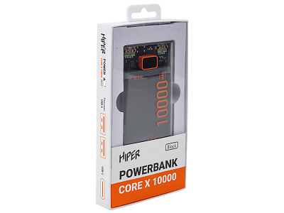 Внешний аккумулятор CORE X, 10000 mAh