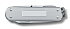 Нож-брелок VICTORINOX Classic Alox, 58 мм, 5 функций, алюминиевая рукоять, серебристый - Фото 3