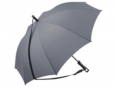 Зонт-трость Loop с плечевым ремнем (Серый)