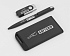 Набор ручка + флеш-карта 16Гб + зарядное устройство 4000 mAh в футляре, softgrip, черный - Фото 2