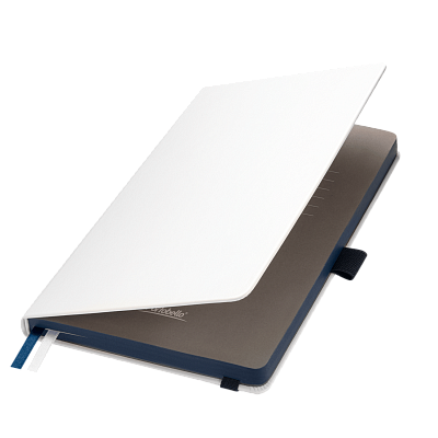 Ежедневник Arctic недатированный, белый/синий