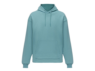 Худи оверсайз Alpha.01 унисекс (Пыльный бирюзовый)