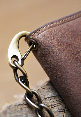 Бумажник KLONDIKE «Harry Bike», натуральная кожа в светло-коричневом цвете, 13 х 10 х 3 см