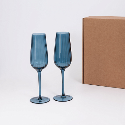 Подарочный набор 2 бокала для шампанского Toscana