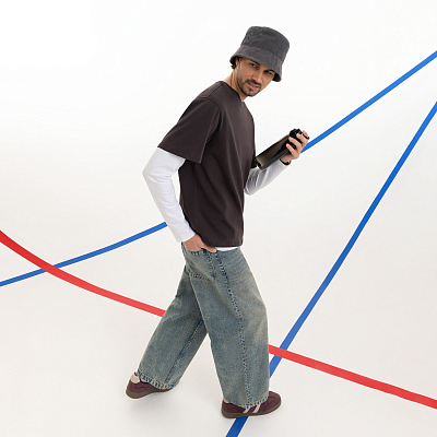 Футболка унисекс RUST NEO, 100% хлопок, 240 гр., коричневый