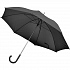 Зонт-трость с пластиковой ручкой, механический; черный; D=103 см; 100% полиэстер 190 T - Фото 1