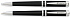 Набор FranklinCovey Freemont: шариковая ручка и карандаш 0.9мм. Цвет - черный. - Фото 1
