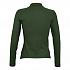 Рубашка поло женская с длинным рукавом Podium 210 темно-зеленая - Фото 2
