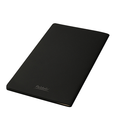 Блокнот Альфа Слим (Alpha slim), черный