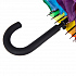 Зонт-трость  "Радуга", пластиковая ручка, полуавтомат - Фото 5