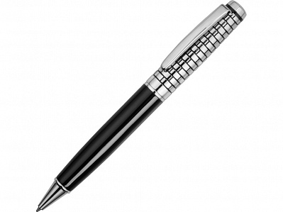 Ручка металлическая шариковая Бельведер (Черный/серебристый)
