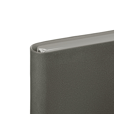 Ежедневник Латте софт-тач (Latte soft touch) недатированный, серый