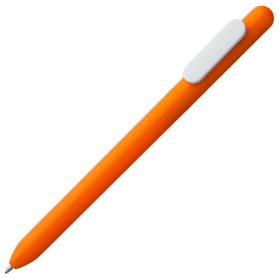 Ручка шариковая Swiper, оранжевая с белым (Оранжевый)