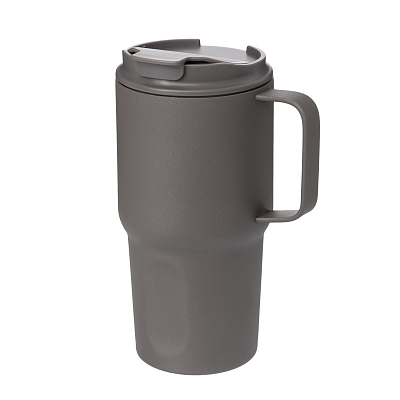Термокружка вакуумная Авентура (Aventura), серая
