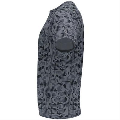 Спортивная футболка ASSEN мужская, ЧЕРНЫЙ ПИКСЕЛЬ 2XL