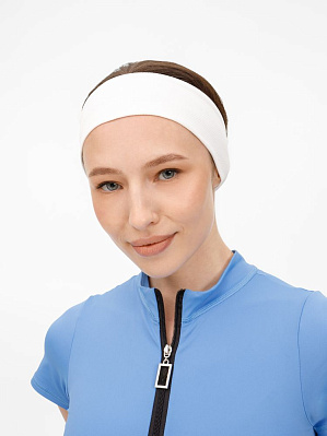 Охлаждающая повязка на голову Cool Head, белая (Белый)