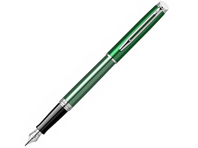 Ручка перьевая Hemisphere French riviera (Зеленый, черный, серебристый)
