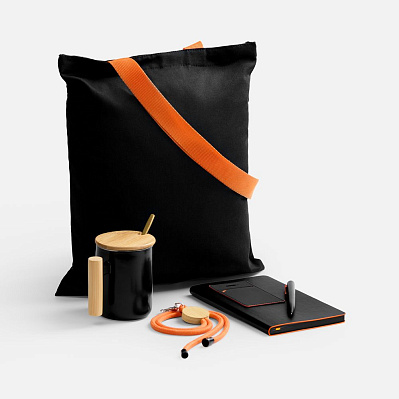 Набор Trait Office, черный с оранжевым (Оранжевый)