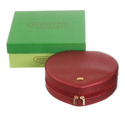 Шкатулка для украшений Jardin D'Ete, цвет бордовый, 16 х 14,8 х 5 см