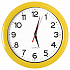 Часы настенные "ПРОМО" разборные; желтый,  D28,5 см; пластик - Фото 2