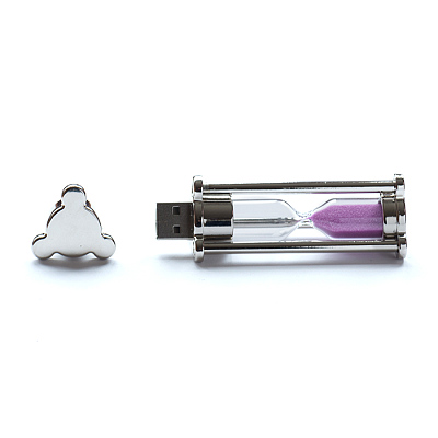 Стекло 10 Песочные часы, синий, 4Гб