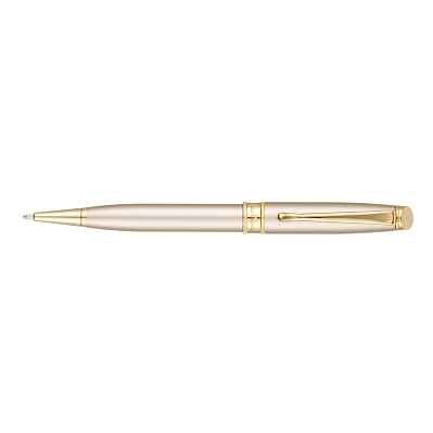 Ручка шариковая Pierre Cardin ELEGANCE, цвет - шампань. Упаковка B-2 (Золотистый)