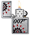 Зажигалка ZIPPO James Bond™ с покрытием Brushed Chrome, латунь/сталь, серебристая, 38x13x57 мм - Фото 3