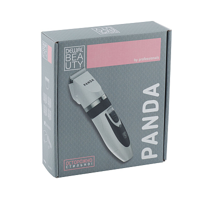 Машинка для стрижки волос DEWAL BEAUTY Panda White, белая, 0.8 - 2.0мм