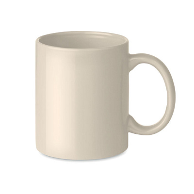 Coloured ceramic mug 300ml (Бежевый)