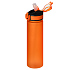 Бутылка для воды Flip, оранжевая - Фото 8