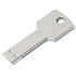 USB flash-карта KEY (16Гб), серебристая, 5,7х2,4х0,3 см, металл - Фото 2