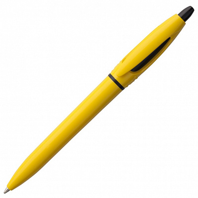 Ручка шариковая S! (Си), желтая (Желтый)