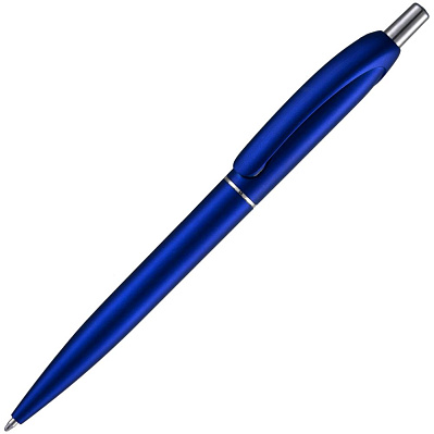 Ручка шариковая Bright Spark  металлик (Синий)