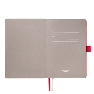 Ежедневник Arctic недатированный, белый/красный